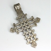 vechi pandant - cruce coptica. manufactura in argint. Etiopia